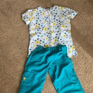 Woman’s scrubs